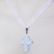 Small Cross - Urielle-Violet Organza - 2